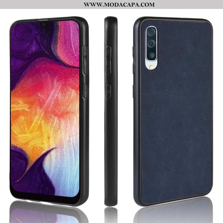 Capa Samsung Galaxy A50s Super Capas Completa Telemóvel Preto Slim Resistente Online