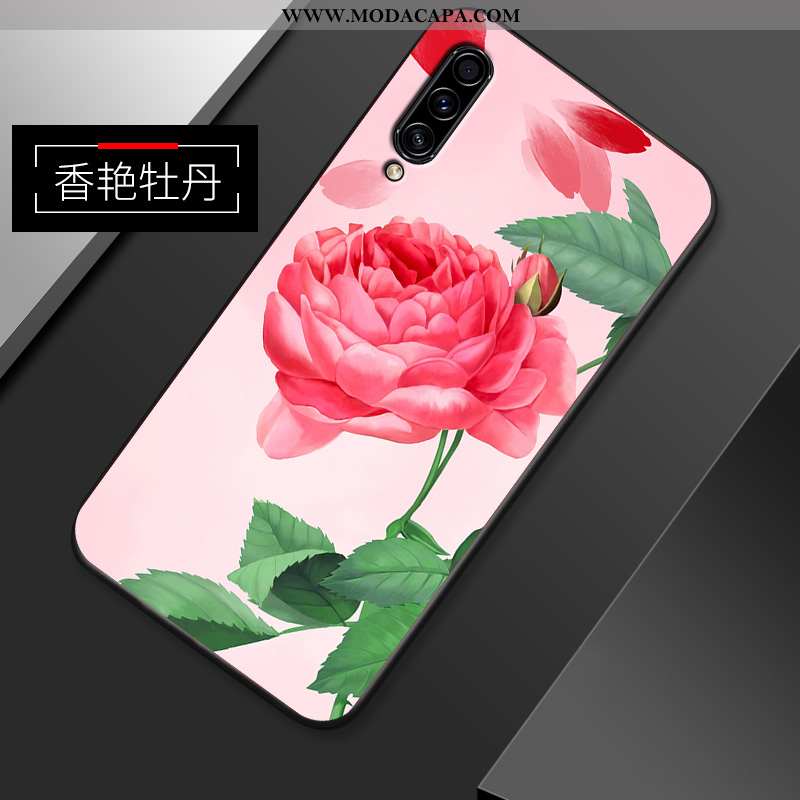 Capas Samsung Galaxy A50s Fosco Protetoras Rosa Cases Super Silicone Antiqueda Baratas