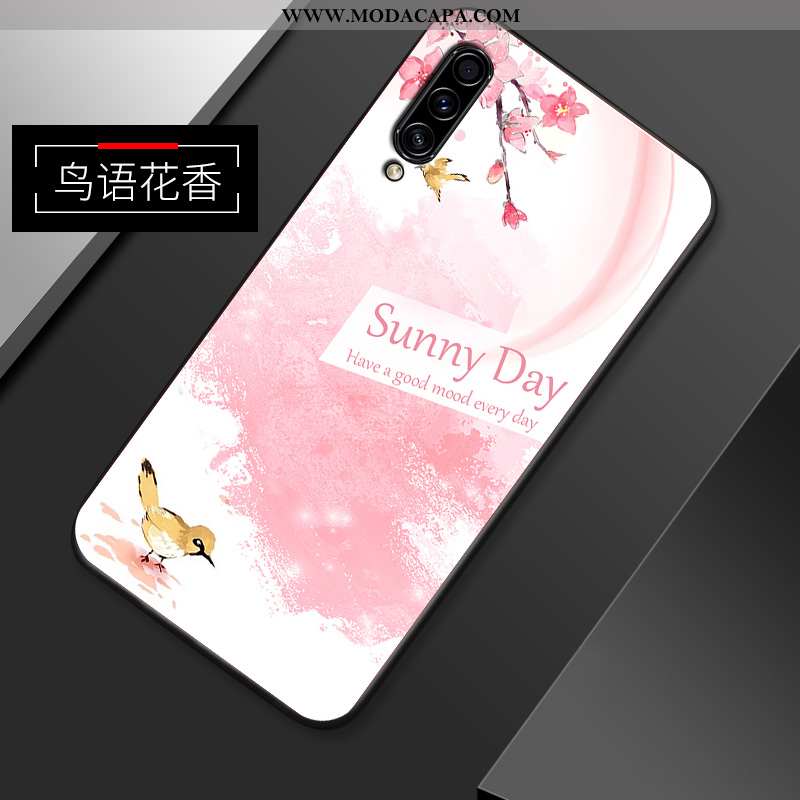 Capas Samsung Galaxy A50s Fosco Protetoras Rosa Cases Super Silicone Antiqueda Baratas