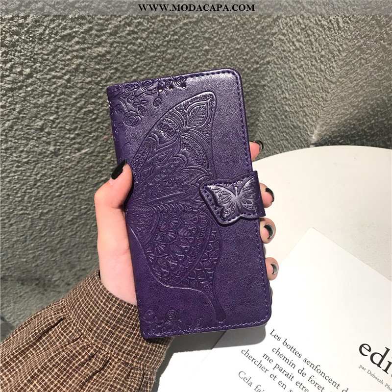 Capa Samsung Galaxy A50s Protetoras Cover Couro Cinza Telemóvel Antiqueda Cases Baratos