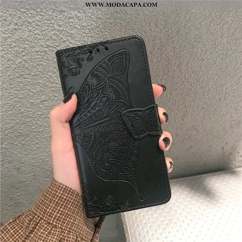 Capa Samsung Galaxy A50s Protetoras Cover Couro Cinza Telemóvel Antiqueda Cases Baratos