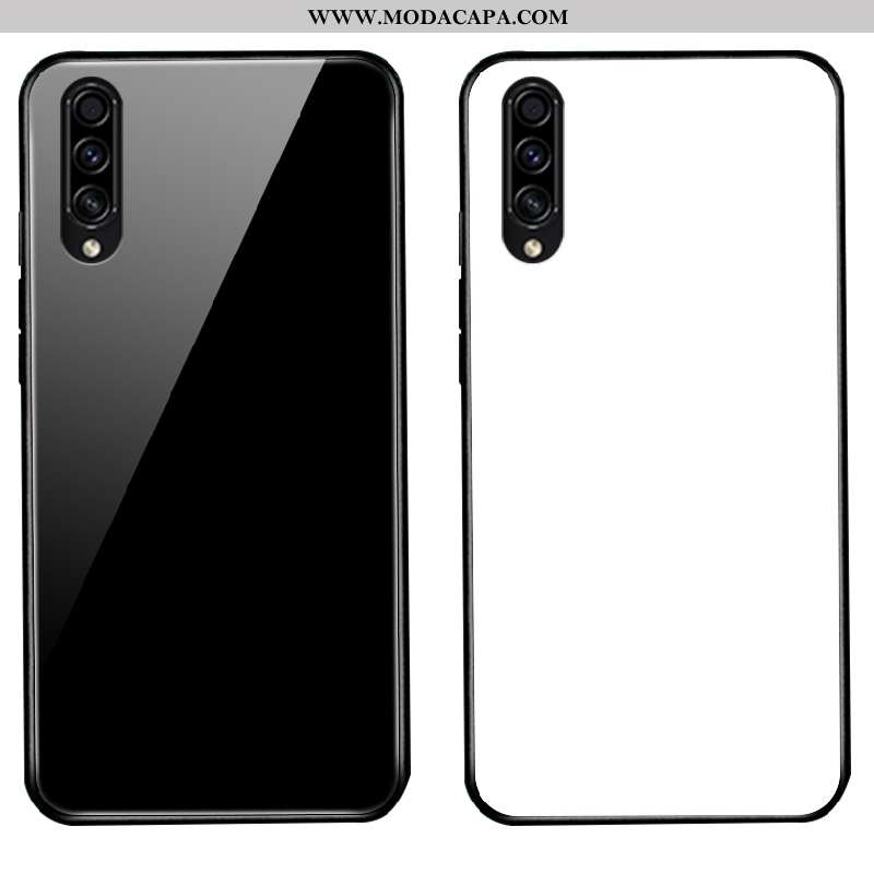 Capa Samsung Galaxy A50s Vidro Cases Protetoras Luxo Preto Estiloso Completa Online