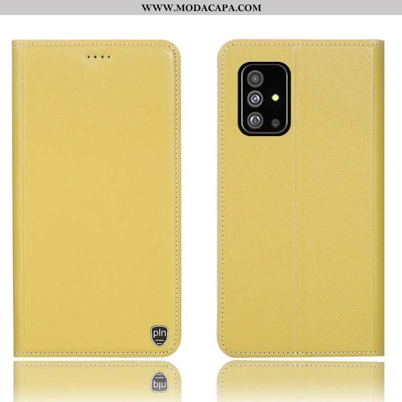 Capa Samsung Galaxy A51 Protetoras Completa Cover Antiqueda Telemóvel Capas Amarela Baratos