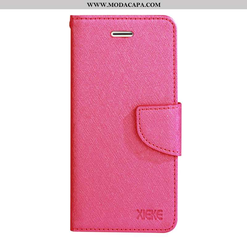 Capa Samsung Galaxy A51 Couro Vermelho Cases Cover Roxa Fivela Capas Online