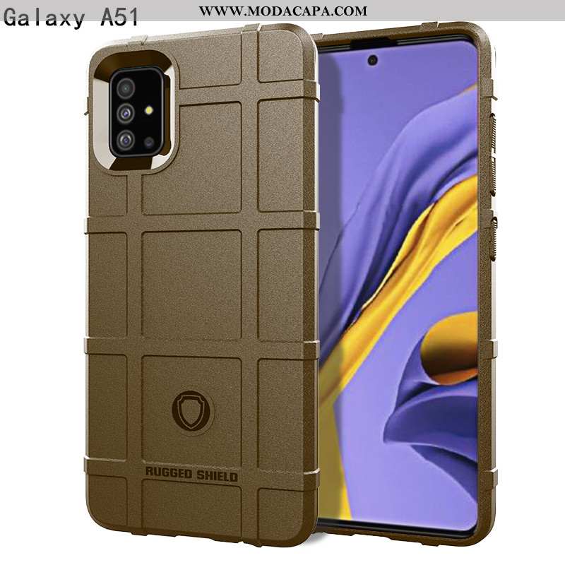 Capa Samsung Galaxy A51 Fosco Silicone Completa Luxo Personalizada Tampa Protetoras Comprar