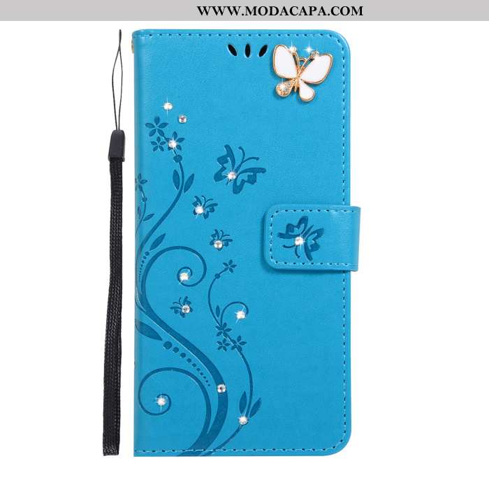 Capas Samsung Galaxy A60 Cordao Rosa Completa Silicone Cover Strass Couro Baratos