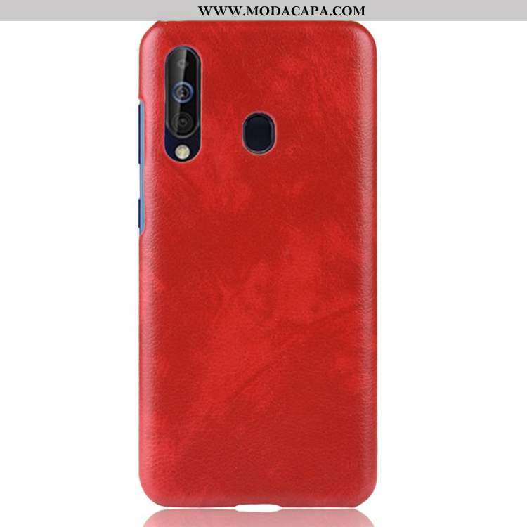 Capas Samsung Galaxy A60 Couro Personalizado Antiqueda Vermelho Telemóvel Crocs Cases Comprar