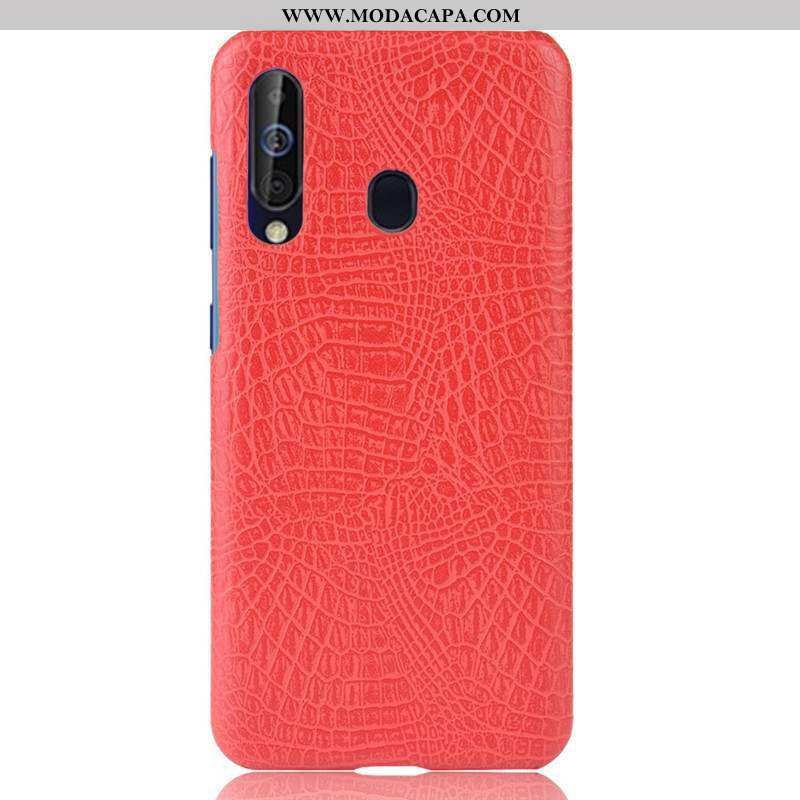 Capas Samsung Galaxy A60 Couro Personalizado Antiqueda Vermelho Telemóvel Crocs Cases Comprar