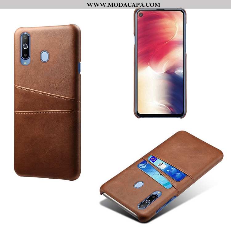 Capa Samsung Galaxy A60 Couro Amarelo Couro Antiqueda Vaca Pequena Traseira Comprar