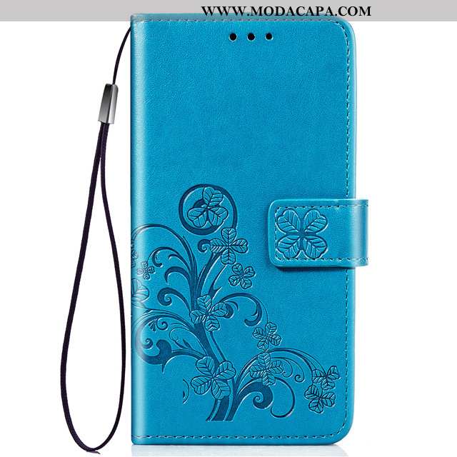 Capa Samsung Galaxy A60 Soft Protetoras Telemóvel Antiqueda Azul Cover Silicone Promoção