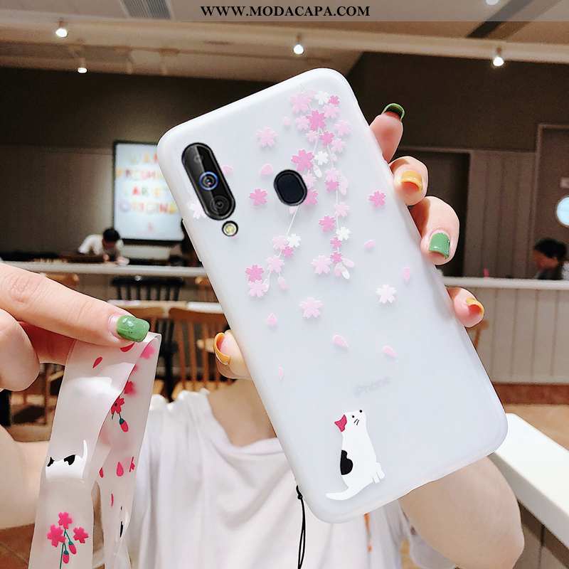 Capas Samsung Galaxy A60 Criativas Cases Soft Completa Antiqueda Branco Baratos