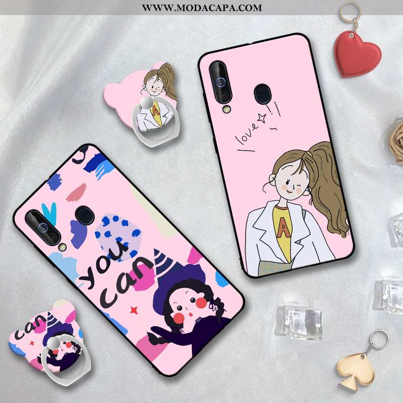 Capas Samsung Galaxy A60 Silicone Casal Protetoras Antiqueda Telemóvel Cases Baratos