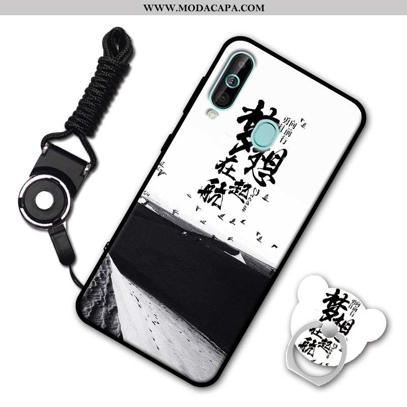 Capas Samsung Galaxy A60 Silicone Protetoras Cases Cola Telemóvel Cordao Branco Online