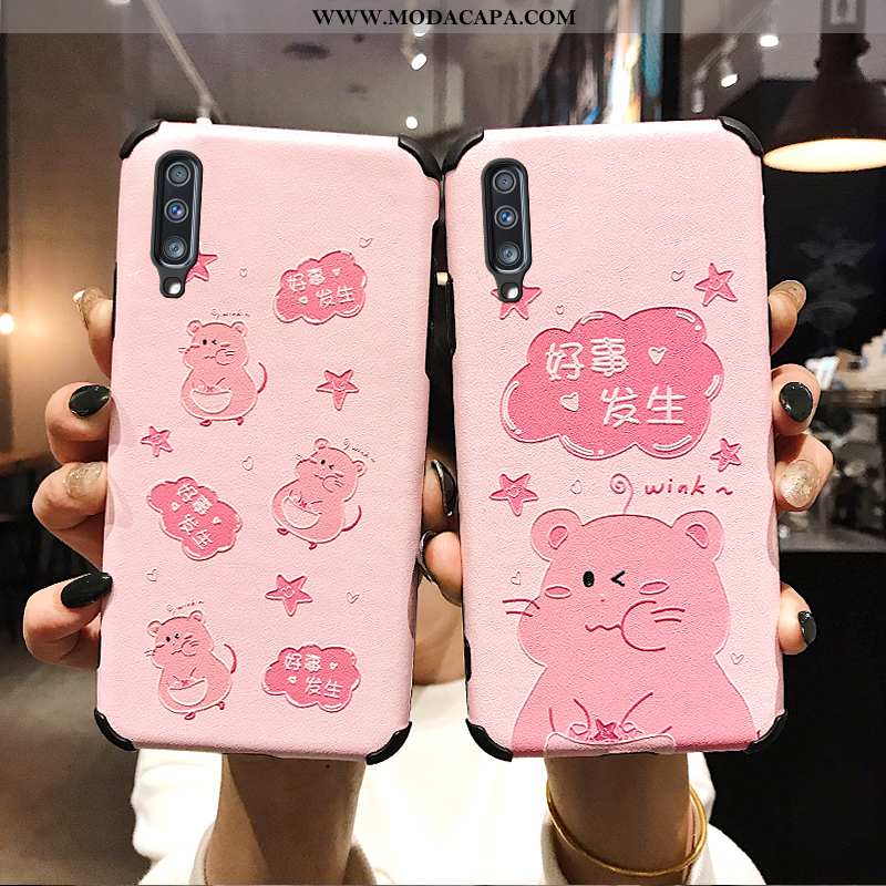 Capas Samsung Galaxy A70 Slim Minimalista Completa Personalizada Antiqueda Desenho Animado Soft Bara