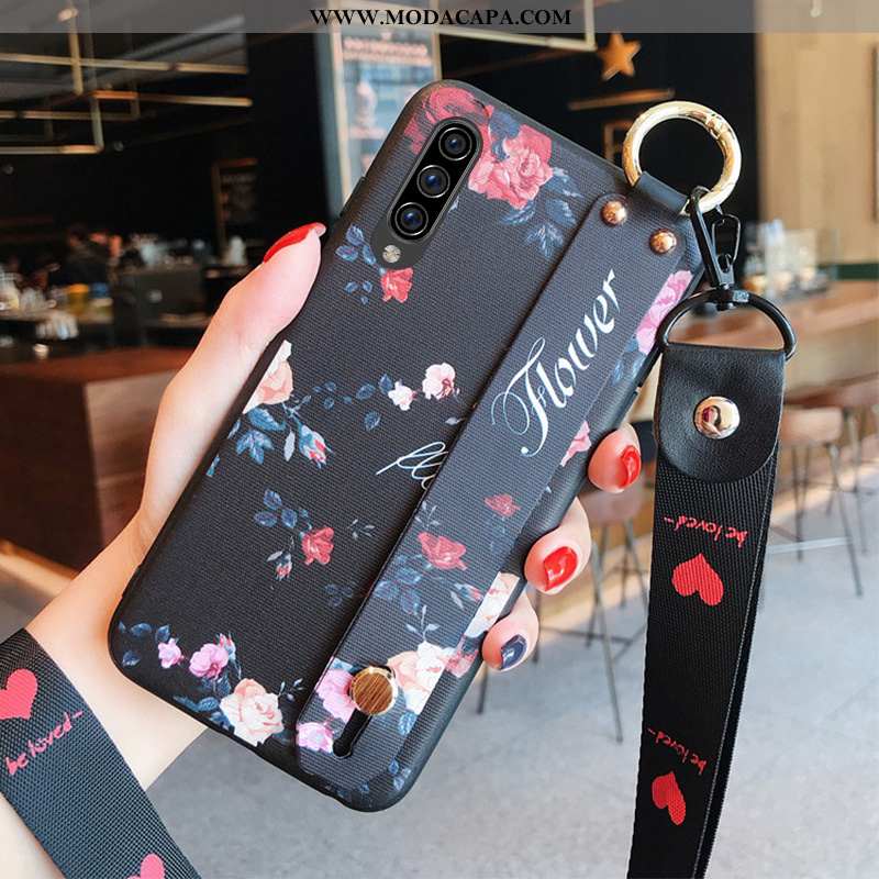 Capas Samsung Galaxy A70 Protetoras Wrisband Cases Telinha Silicone Telemóvel Baratos