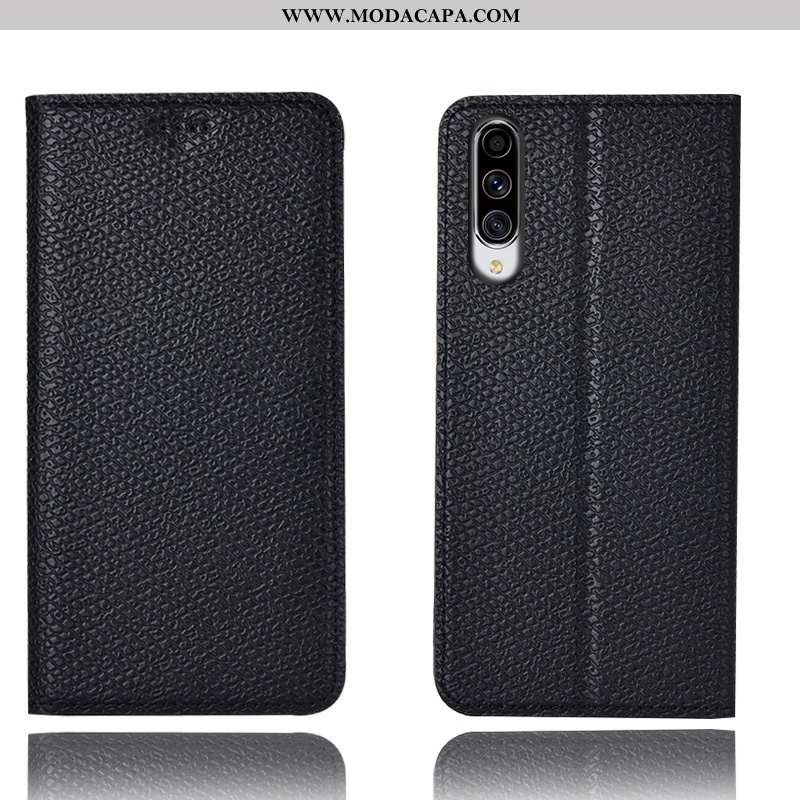 Capa Samsung Galaxy A70 Couro Genuíno Cases Preto Antiqueda Cover Protetoras Telemóvel Comprar