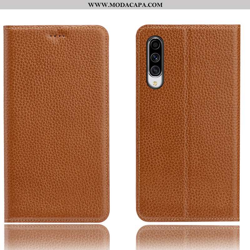 Capa Samsung Galaxy A70 Couro Legitimo Cases Cover Completa Antiqueda Capas Telemóvel Venda