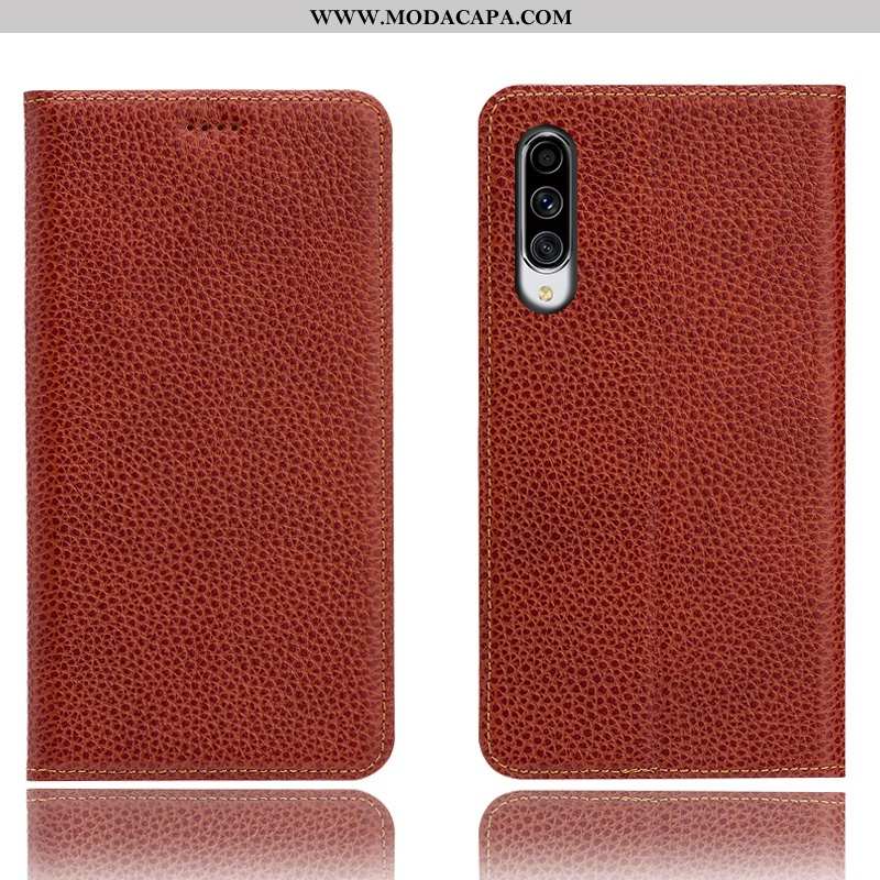 Capa Samsung Galaxy A70 Couro Legitimo Cases Cover Completa Antiqueda Capas Telemóvel Venda