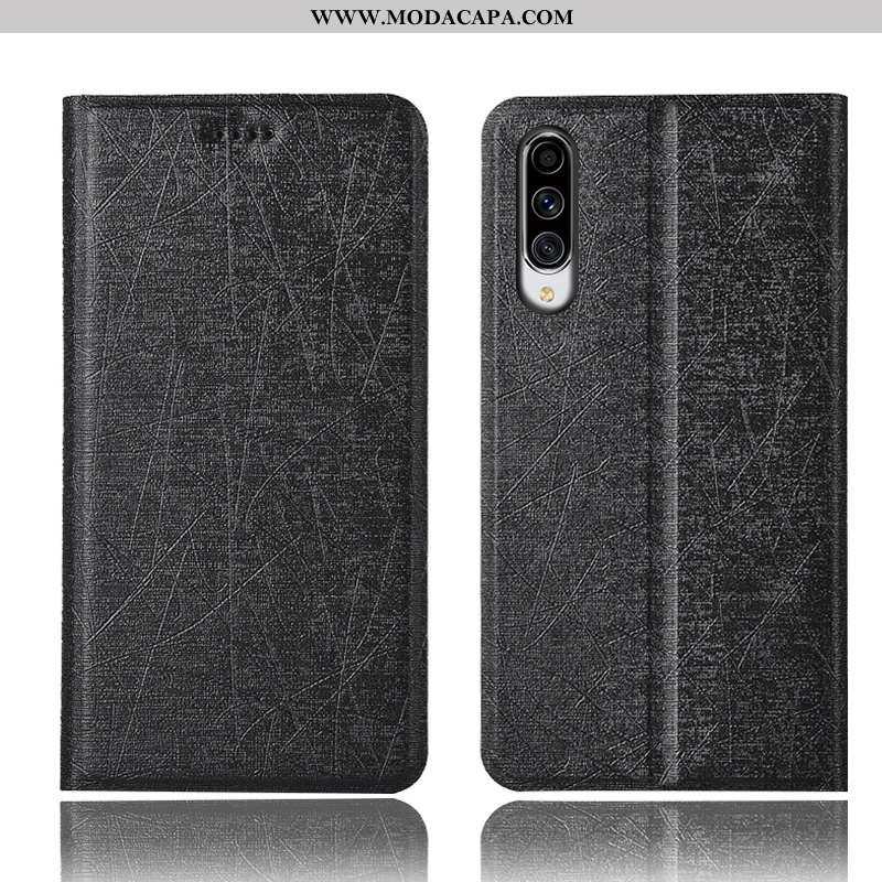 Capas Samsung Galaxy A70s Protetoras Medi Telemóvel Couro Cases Antiqueda Dourada Baratos