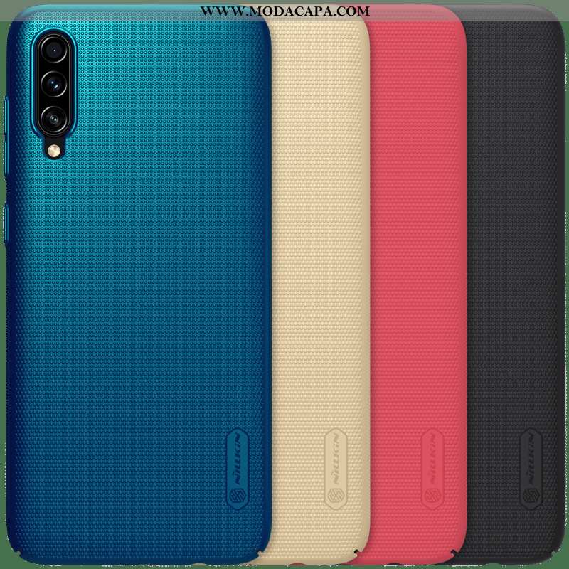 Capas Samsung Galaxy A70s Slim Azul Protetoras Cases Telemóvel Fosco Baratas
