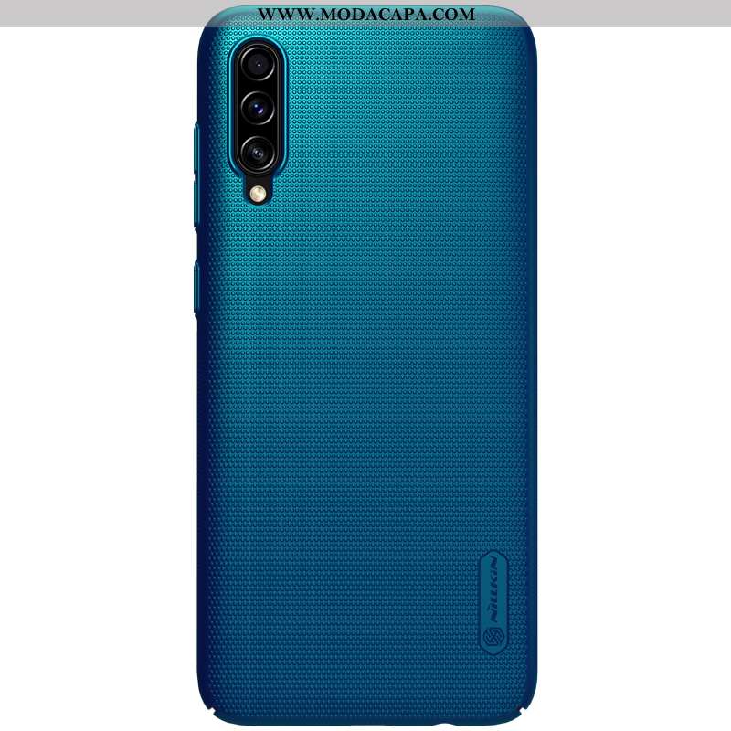 Capas Samsung Galaxy A70s Slim Azul Protetoras Cases Telemóvel Fosco Baratas