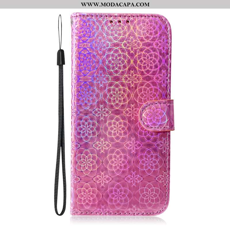 Capas Samsung Galaxy A71 Protetoras Rosa Telemóvel Couro Cases Colorida Baratos