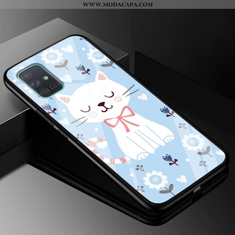 Capas Samsung Galaxy A71 Desenho Animado Cases Protetoras Resistente Minimalista Antiqueda Barato