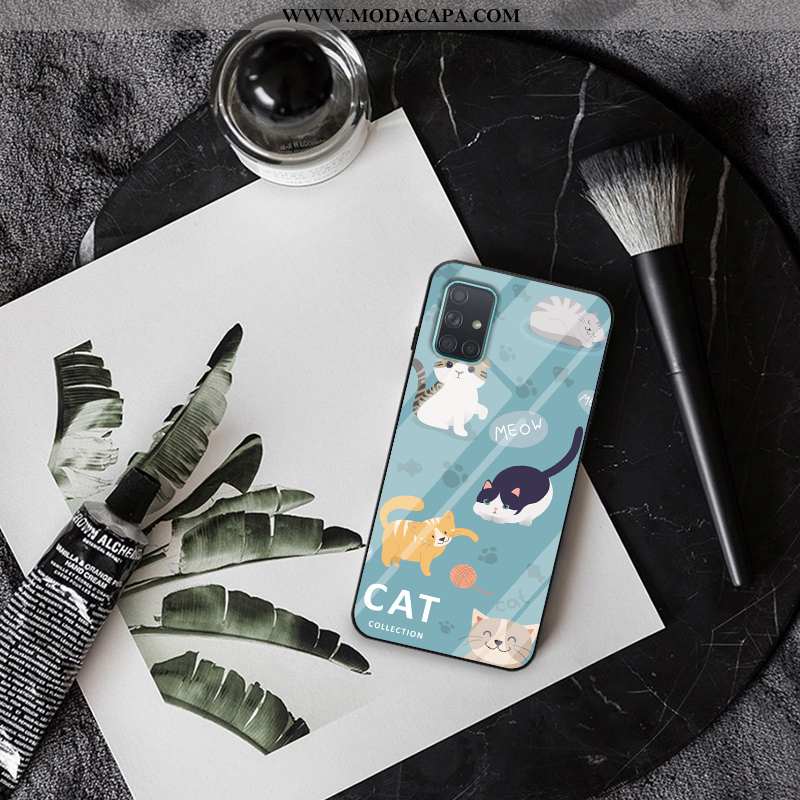 Capas Samsung Galaxy A71 Desenho Animado Cases Protetoras Resistente Minimalista Antiqueda Barato