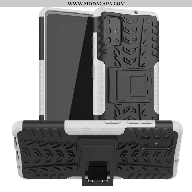 Capas Samsung Galaxy A71 Silicone Completa Roxa Casal Cases Telemóvel Suporte Baratos