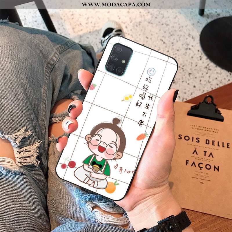 Capas Samsung Galaxy A71 Originais Frente Soft Telemóvel Desenho Animado Antiqueda Bonitos Venda