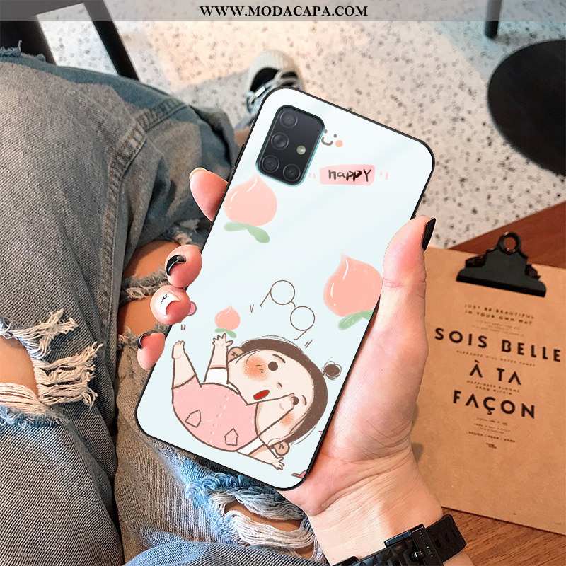 Capas Samsung Galaxy A71 Originais Frente Soft Telemóvel Desenho Animado Antiqueda Bonitos Venda