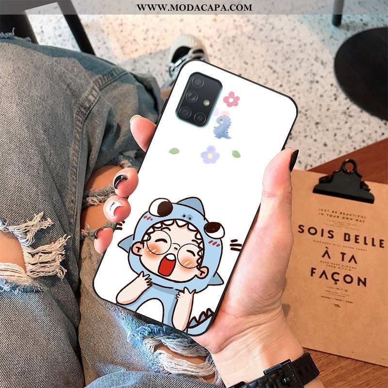 Capas Samsung Galaxy A71 Originais Frente Soft Telemóvel Desenho Animado Antiqueda Bonitos Venda