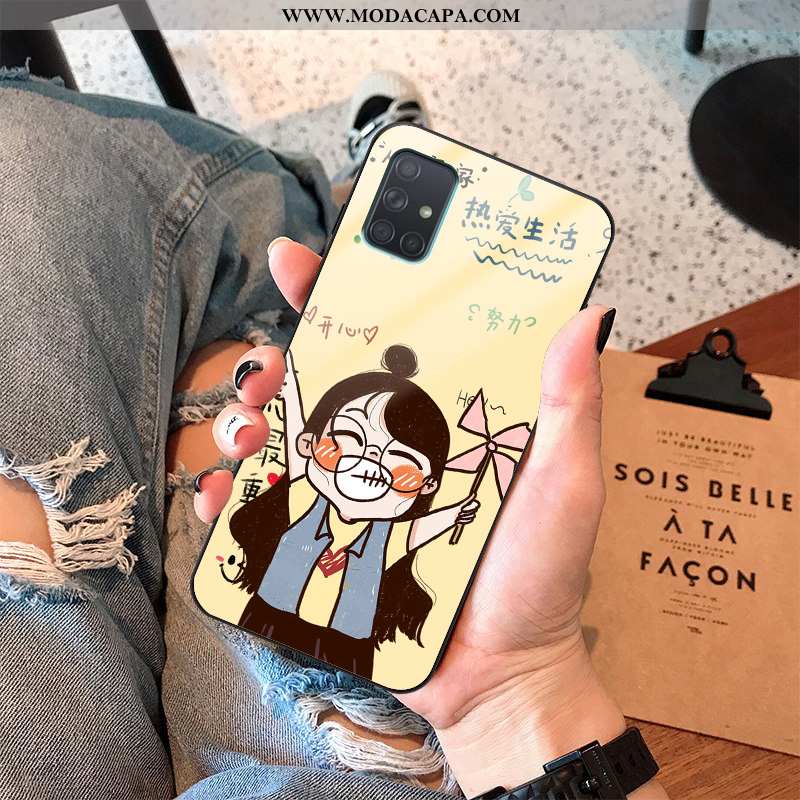 Capas Samsung Galaxy A71 Originais Frente Soft Telemóvel Desenho Animado Antiqueda Bonitos Venda