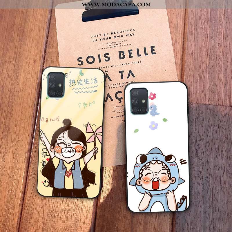 Capas Samsung Galaxy A71 Originais Frente Soft Telemóvel Desenho Animado Antiqueda Bonitos Venda