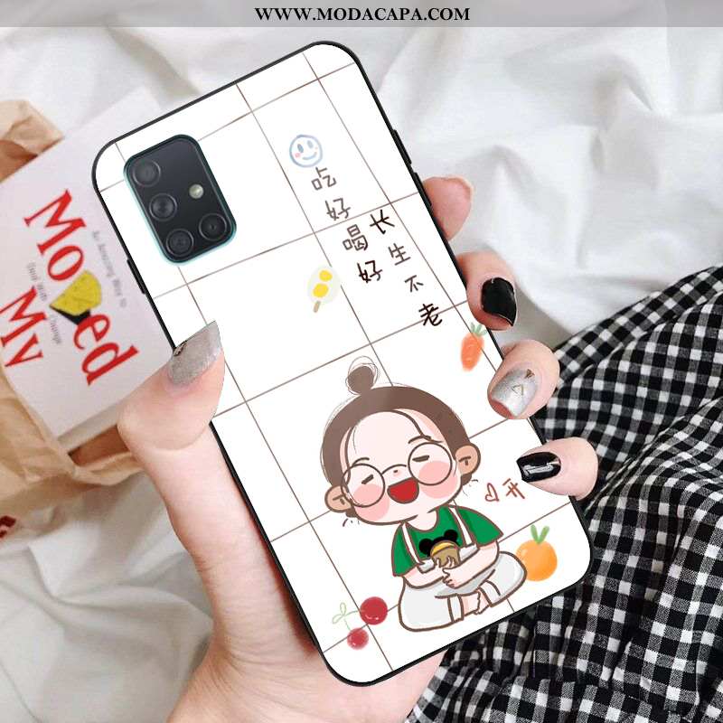 Capas Samsung Galaxy A71 Originais Frente Soft Telemóvel Desenho Animado Antiqueda Bonitos Venda