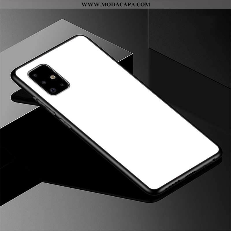 Capas Samsung Galaxy A71 Fosco Branco Customizadas Completa Cases Protetoras Online