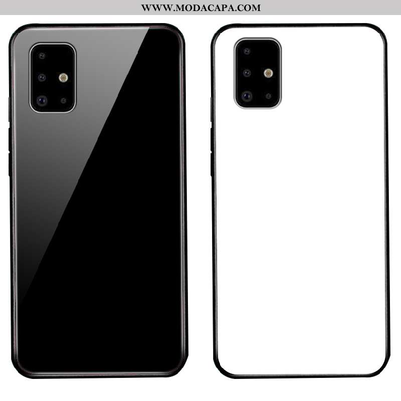 Capas Samsung Galaxy A71 Fosco Branco Customizadas Completa Cases Protetoras Online