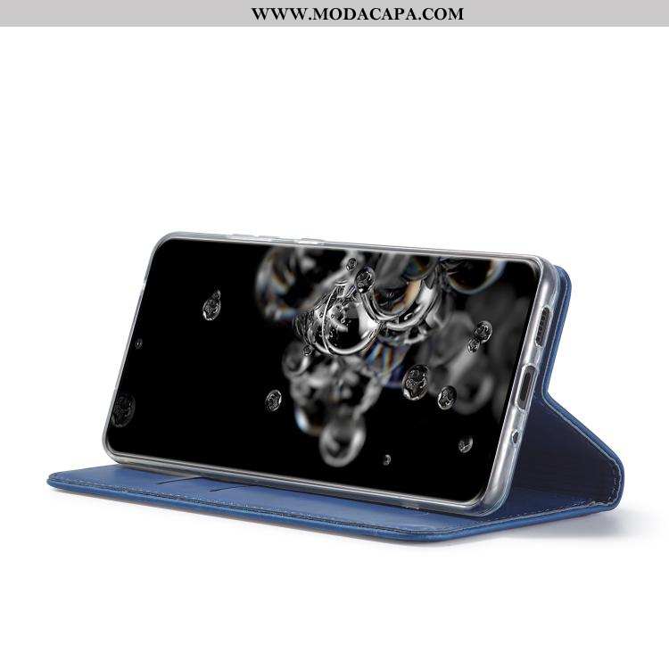 Capa Samsung Galaxy A71 Protetoras Simples Azul Capas Cover Antiqueda Cases Baratos