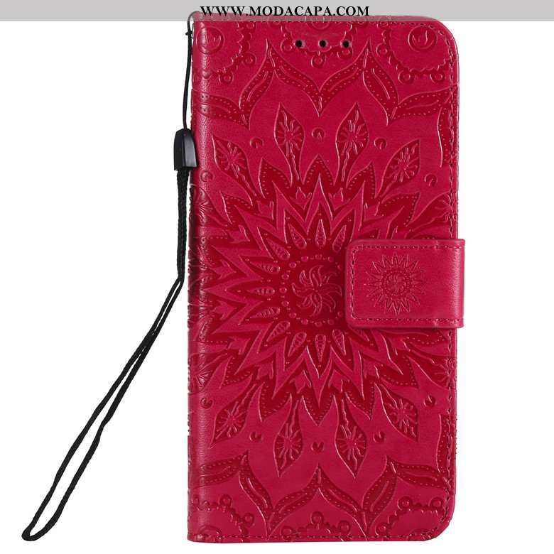 Capas Samsung Galaxy A71 Couro Protetoras Floral Cover Antiqueda Rosa Baratas