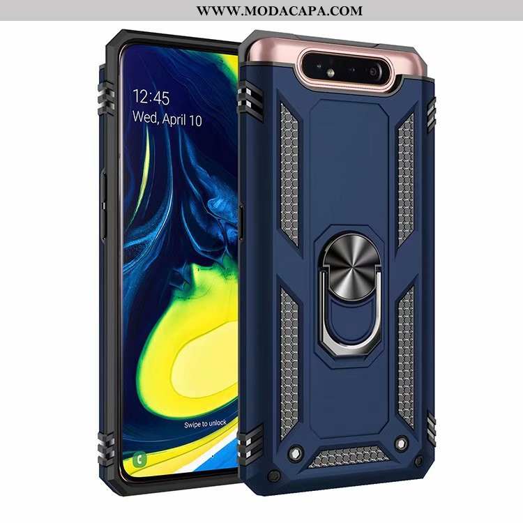 Capas Samsung Galaxy A80 Silicone Telemóvel Resistente Completa Suporte Lift Baratas