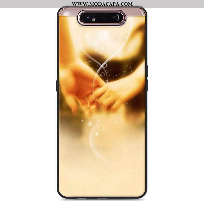 Capa Samsung Galaxy A80 Protetoras Soft Preto Capas Fofas Novas Pequena Comprar