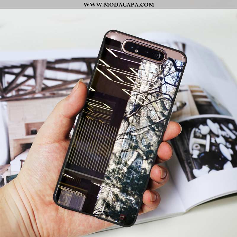 Capa Samsung Galaxy A80 Protetoras Soft Preto Capas Fofas Novas Pequena Comprar