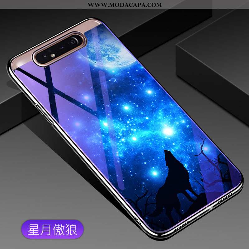 Capa Samsung Galaxy A80 Protetoras Cases Vidro Roxa Capas Tendencia Telemóvel Comprar