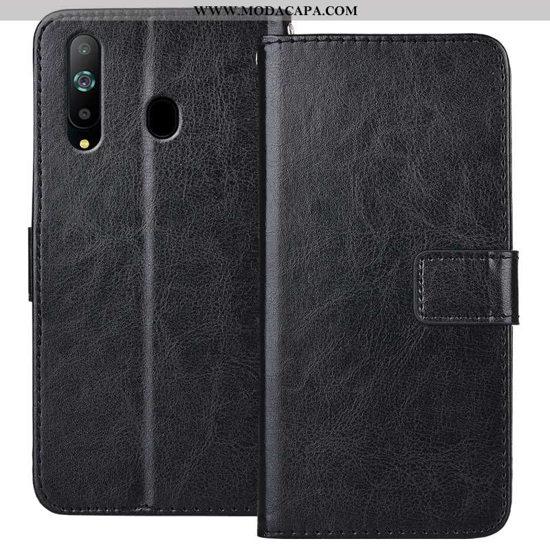 Capa Samsung Galaxy A8s Soft Cover Telemóvel Capas Protetoras Azul Escuro Couro Baratas