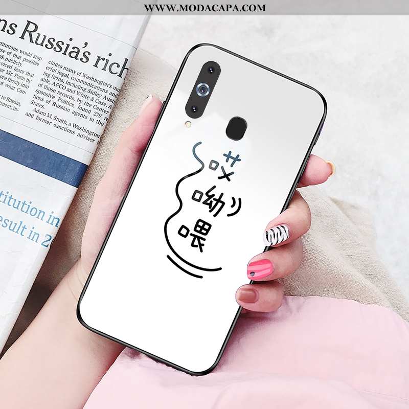 Capas Samsung Galaxy A8s Vidro Divertidas Tampa Telemóvel Casal Nova Cases Promoção