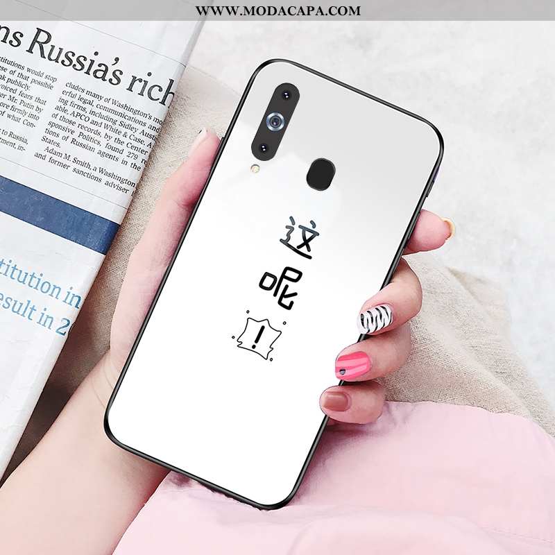 Capas Samsung Galaxy A8s Vidro Divertidas Tampa Telemóvel Casal Nova Cases Promoção