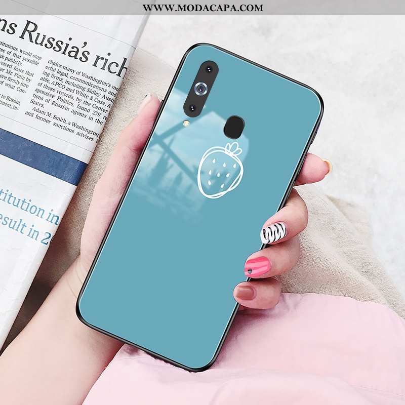 Capas Samsung Galaxy A8s Vidro Divertidas Tampa Telemóvel Casal Nova Cases Promoção