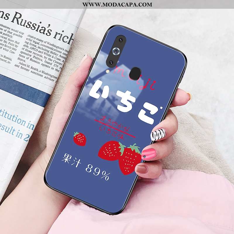 Capas Samsung Galaxy A8s Vidro Divertidas Tampa Telemóvel Casal Nova Cases Promoção