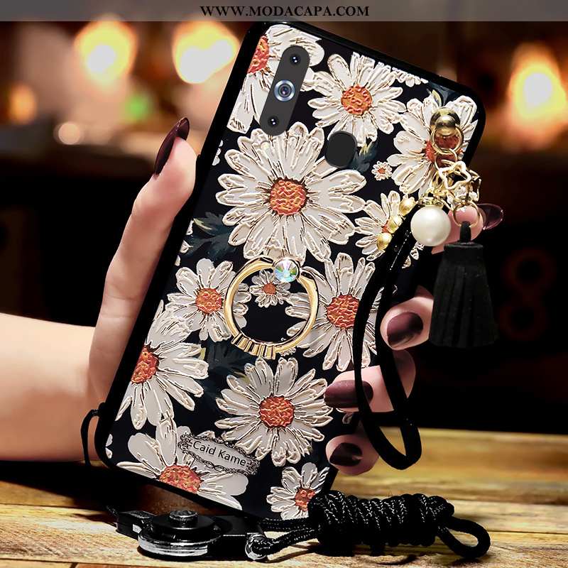 Capas Samsung Galaxy A8s Tendencia Branco Cravejada Protetoras Cases Antiqueda Comprar