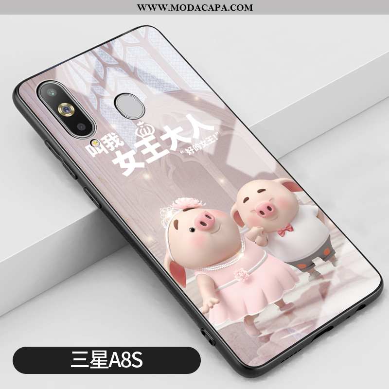 Capas Samsung Galaxy A8s Personalizado Bonitos Antiqueda Malha Telemóvel Desenho Animado Fada Barata